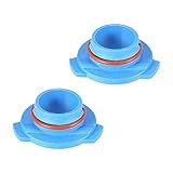 X AUTOHAUX 2pcs 9005 HB3 LED Headlight Adapter Base Bulb Sockets Retainer Holder Universal for Car Blue