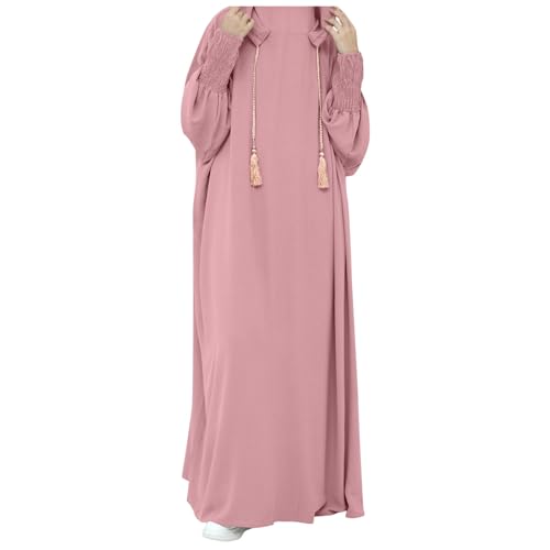 Abaya à manches longues douce pour peau sensible et coupe ample confortable
