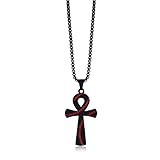 Kettenanhänger Vintage Gothic Kreuz Anhänger Cool Street Style Halsketten Schmuck Edelstahl Sport Baseball Halsketten für Männer Schmuck