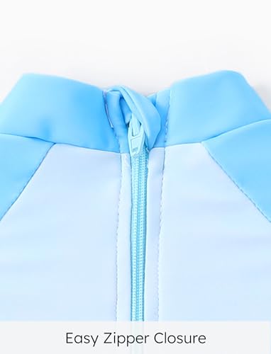 Disney Princess Frozen Elsa Minnie Stitch One Piece Swimsuit Rashguard Bathing Suit UPF 50+Toddler Girl Long Sleeve Swimwear3