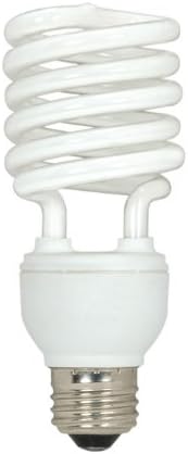 (Pack of 24) Satco S7231, 26-Watt Medium Base T2 Mini Spiral, 2700K, 120V, Equivalent to 100-Watt Incandescent Lamp for Enclosed Fixtures, Compact Fluorescent Bulb