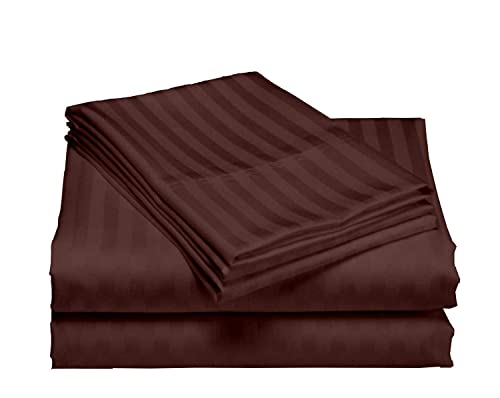 Image of HOUSE FOX Cotton Zip /Chain Pillow Covers /Cases /Protectors (NOT Pillow) Set of 3 Pair Or 6 Pcs,Size -18x28inch (Brown, 18 X 28 inch)