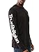 True Religion Men's LS True Flap Tee, Jet Black, XXXL