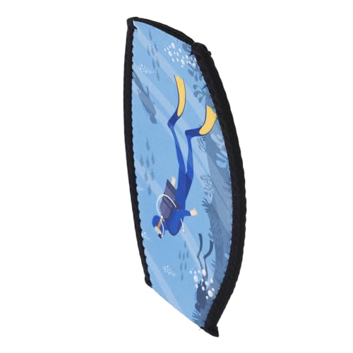 Kisangel Fish Print Neoprene Strap Cover for Scuba Diving Mask Strap for Snorkeling Hair Mask Integrity Travel-Friendly Design for Deep Diving