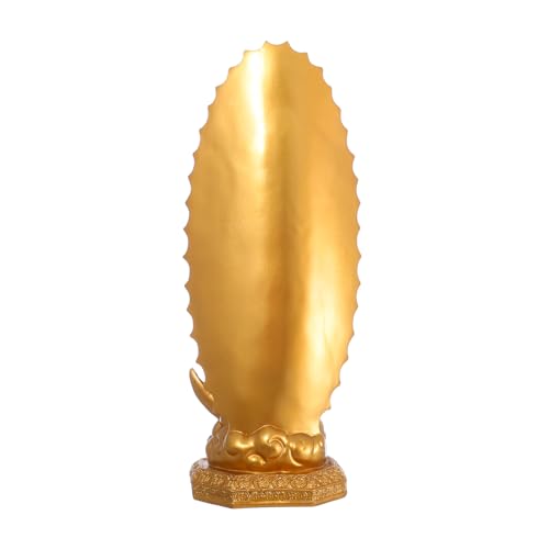 Estatua Virgen de Guadalupe de 12 pulgadas en resina miniatura 4