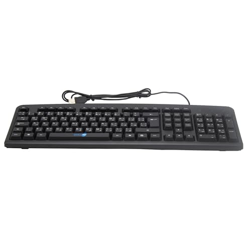 Clavier filaire USB arabe QWERTY Simpletek standard ergonomique universel