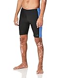 adidas Men's FIT 3SECOND Jam Swimsuit, Black/real Blue, M