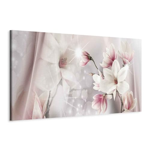 murando - Quadro Fiori Rosa 120x60 cm 1 Pezzo Stampa su Tela in TNT Tessuta XXL Quadri Moderni Murale Arte Moderno Grafica Decorazioni da Parete Pittura Immagini Decori Elegante Calma b-B-0270-b-a