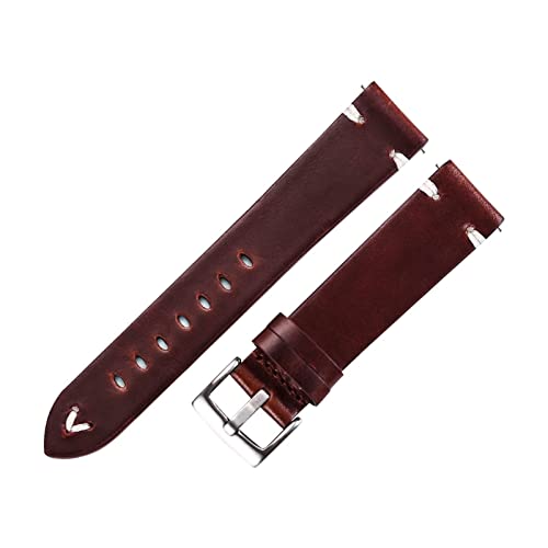 Run Ken U[EHb`ohubN_[NuEICbNXU[EHb`XgbvC^A18mm 20mm 22mmNCbN[Xvxgv(Dark Brown-silver,20mm)