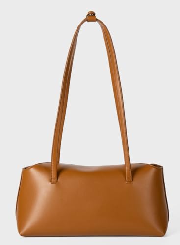 Image of Slouchy PU Leather Hobo Bags Women Retro Trendy Underarm Shoulder Bag Cute Crescent Crossbody Purses Travel Tote Handbag 2026