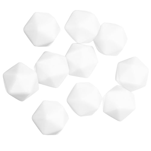 Abaodam 10pezzi Dadi Acrilici Vuoti Facce Non Finiti Quadrati Diy Creativi Per Ragazzo Ragazza Attività Didattica e Giochi Da Tavolo