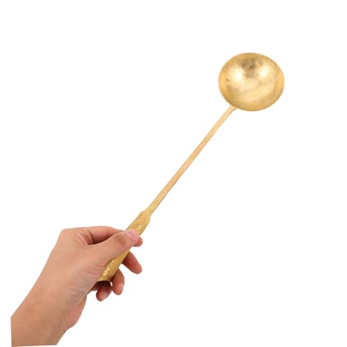 Petite cuillère à café en cuivre pour dessert et table