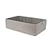 Produktbild Compactor - Aufbewahrungsbox aus Oxford-Stoff Grau Größe L 56x36x16,5 cm - Faltbare Box mit Griff für Kleidung, Bettwäsche und Accessoires - Ordnungssystem für Schrank und Ankleidezimmer