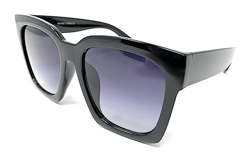 My Shades - Large Square Oversized Retro Fashion Thick Frame Sunglasses