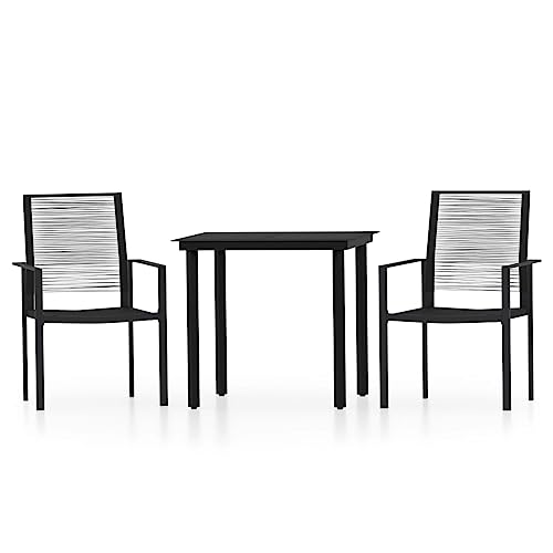 Table et chaises de repas compactes pour optimiser l'espace extérieur de votre petit balcon