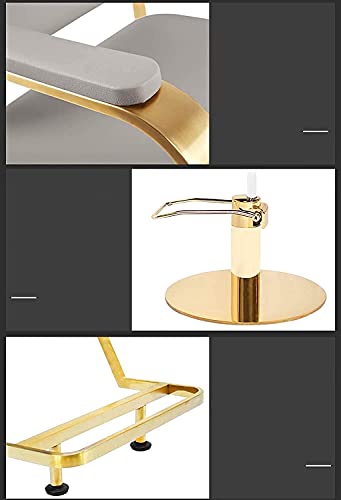 GAAHRQQQ Salon Recliner Salon Barber Shop Lift Chair Hydraulic Lift Hairdressing Chair Light Luxury Simple Barber Chair Leather Tattoo Chair for Salon Beauty Equipment - Image 5