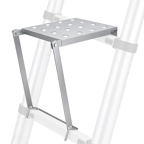 Adder Work Platform System Ladder Work Stand Holds Capacity Stable Attachment High-Altitude Tasks Supplies Anti-Slip Extension Tool for Electricians Painters Repair