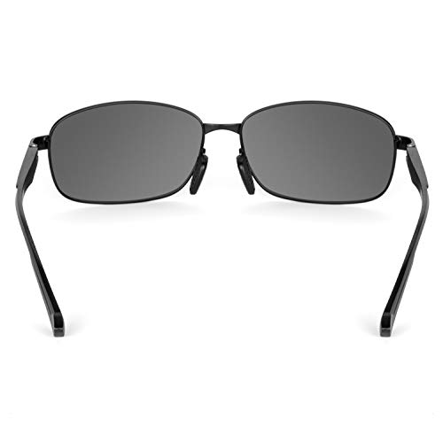 XXL extra large Rectangular oversized Polarized Sunglasses for big wide heads 150mm metal frame4