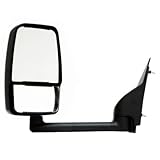 Velvac 718759 2020 Ss Deluxe Door Mirror Black, 102