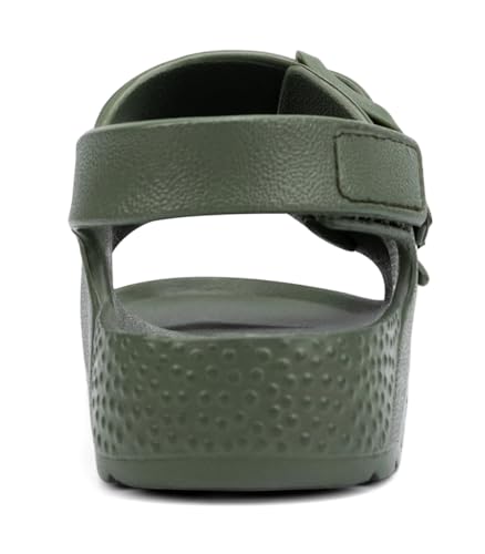 Image of ChayChax Toddler Boys Girls Double Buckle Sandals Children's Adjustable Back Strap Water Sandal