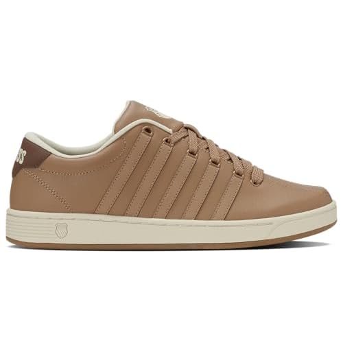 K-Swiss Men's Court Pro II CMF Sneaker 6.5 Indian Tan/Creme Brulee/Gum/Soft Silt