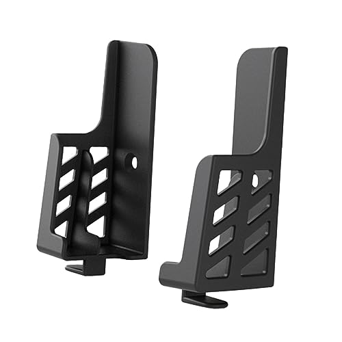 HOMSFOU 1pc Dual-Slot Phone Holder for Desktop Black Tablet Bracket for Smartphones Tablets Stable Support Compatible Devices Practical Design