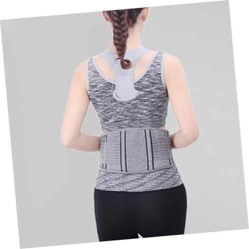 Faja lumbar para soporte inferior espalda mujer gris plata miniatura 4