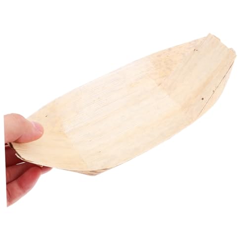 40 platos desechables para sushi y snacks miniatura 4