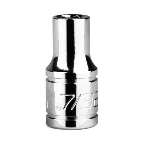 1/4 in Drive 7/32 in 6-Point SAE Shallow Socket, Mfr: 1-2155-A