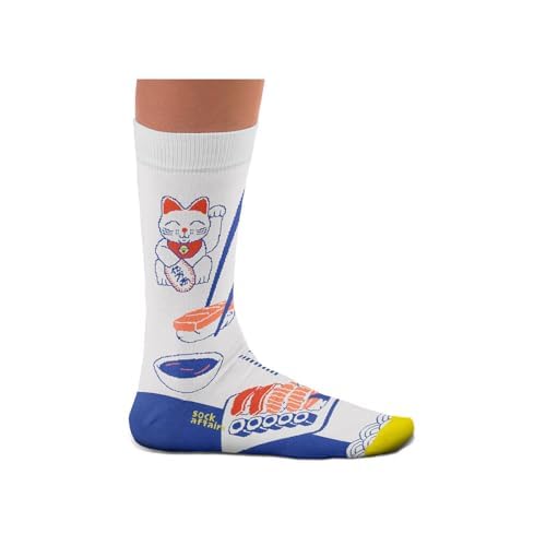 Sock Affairs Japanische Socken - Great Wave, Ramen, Sushi, Carps Swimming, Cancel My Subscription,Tiger, Dragon - Geschenke für Japan-Fans, Baumwollsocken, 2 Größen, 36-40 und 41-46