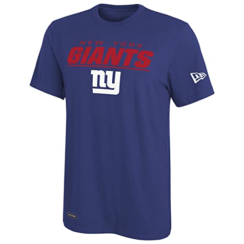 New Era NFL Men's Stated Short Sleeve Performance T-Shirt, New York Giants, X-Large