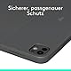 Logitech Combo Touch iPad Pro 13 Zoll (M4) (2024) Tastatur-Case – Abnehmbare Tastatur mit Hintergrundbeleuchtung und Halterung, Komfortables Tippen, Multi-Use-Modus, Deutsches QWERTZ - Graphit