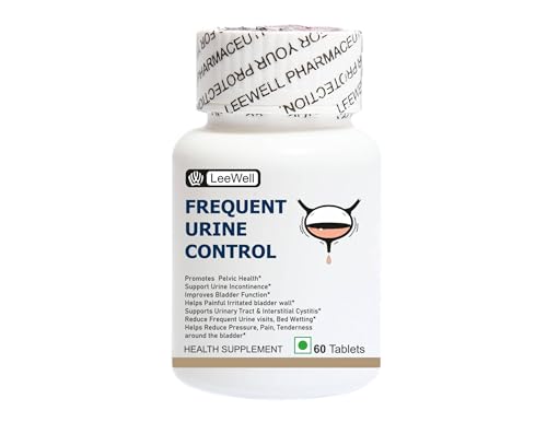 Leewell Frequent Urine Control Support Supplement | Pumpkin Seed Oil, Soy Germ Extract, Calcium Glycerophosphate, Angelica, Quercetin, Aloe Vera Extract, L-Arginine, D-Mannose, Piperine - 60 tablets