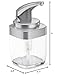 simplehuman 15 fl. oz. Square Push Pump Soap Dispenser, Brushed Nickel