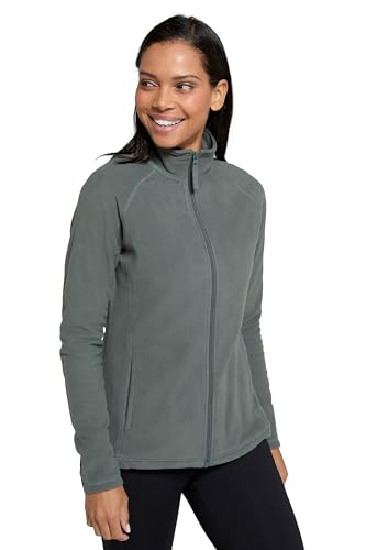 Mountain Warehouse Raso Womens Fleece - Soft Touch Ladies Sweater Top with Full Zip, Microfleece - Best for Daily Use, Outdoors & Travelling