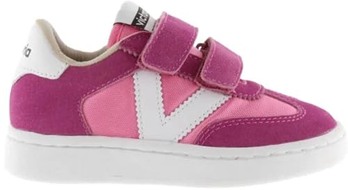 Victoria, Millas Tiras Nylon/Serraje, Basket Fermeture Scratch, Zapatillas, Fucsia, 35 EU Estrecho