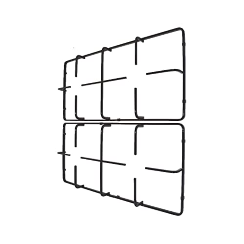 Ufixt Gas Hob Pan Support Stands | 2 Pack Heavy Duty Enamel replacement | 230mm x 475mm | compatible with Belling Bosch Candy