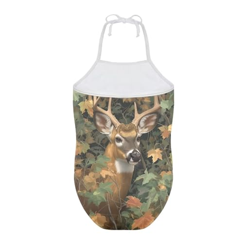 Image of ELEQIN Swimwear Swimsuit One Piece Girls Bathing Suit Animal Pattern 1-10 Years