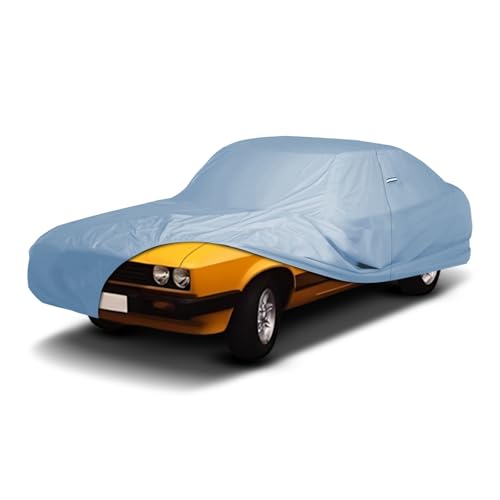 Image of iCarCover Premium Car Cover for 1962-1986 Ford Capri Heavy Duty Waterproof All-Weather Automobiles Custom Fit Indoor Outdoor UV Snow Protection Covers with Straps and Bag