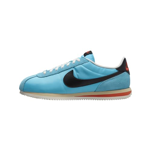 Nike Cortez Textile Men's Shoes (HF0263-401, Baltic Blue/Team Gold/Picante Red/Black) Size 9.5