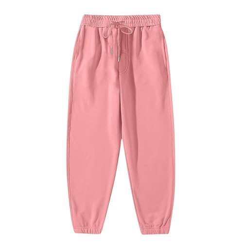 Men's Casual Pants Baggy Wide Leg Cotton Elastic Bottom Lounge Sweat Pants with Pockets, S-2XL2