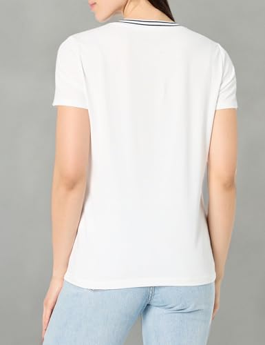 Image of Nautica Women's Solid V-Neck Short Sleeve T-Shirt Shirt