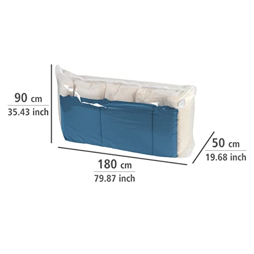 Wenko Almacenaje Al Vacío XXL en polietileno transparente de 50x180x90 cm con 4 unidades 7