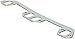 Remflex 6004 Exhaust Gasket for Mopar V8 Engine, (Set of 2)