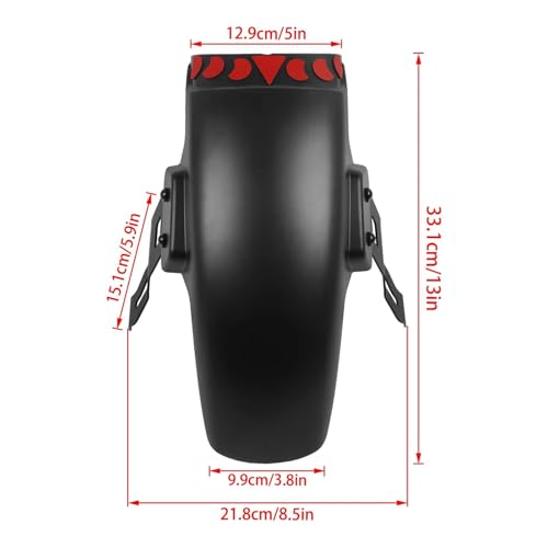 Extension garde-boue avant moto Trident 660 évite les projections 2021-2024