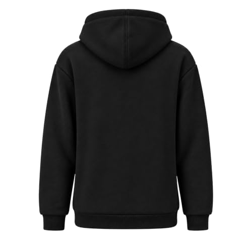 Halloween Cat Hoodie For Men,Pet Carrier Pouch Hoodies,Witch Cat Pullover - image 6