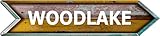Woodlake Gold Arrow Shaped Weathered Rustic Painted Wood Look Decal Bumper Sticker for use on Any Smooth Surface