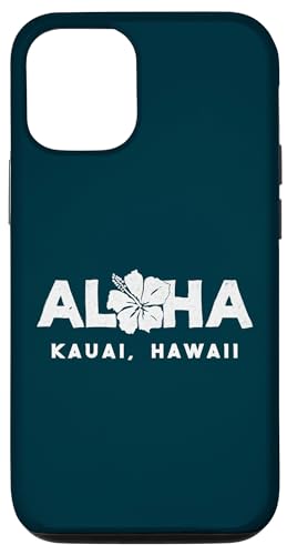 Carcasa para iPhone 14 Flor de hibisco vintage de recuerdo de Aloha Kauai Hawaii