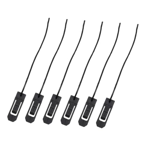 BESPORTBLE 6 Stück Teiliges Paddle Board Fin Clips Ersatz für Surfboards und Kajaks Langlebige Ergonomische Halterung Einfache Montage Kompatibel mit Longboards und Aufblasbaren Boards