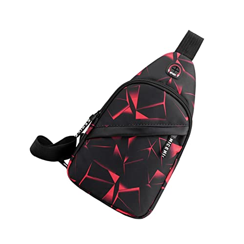 Virtcooy Kleine Umhängetaschen für Damen und Herren | Anti-Diebstahl-Crossbody-Rucksack | Leichter Freizeitrucksack aus Nylon mit Mehreren Taschen, für Outdoor, Sport, Reisen, Radfahren, Wandern Cover